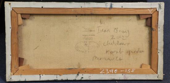 Ivan Bray (1967-) Children, Mural Garden, Penzance 30 x 61cm., unframed